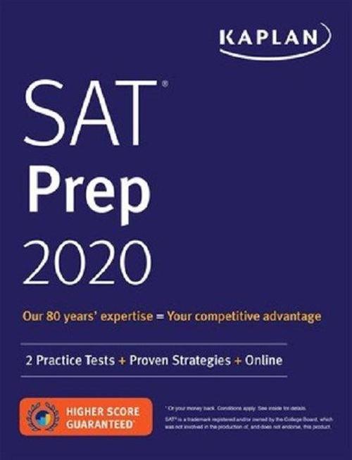 SAT Prep 2020: 2 Practice Tests + Proven Strategies + Online (Kaplan Test Prep)