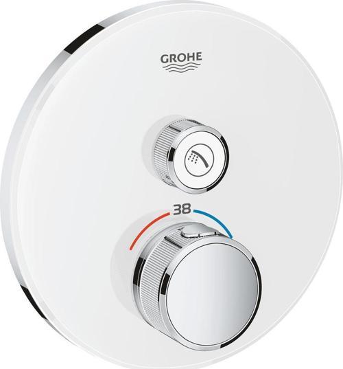 GROHTHERM SMARTCONTROL TEK VALFLİ AKIŞ KONTROLLÜ, ANKASTRE TERMOSTATİK DUŞ BATARYASI - 29150LS0