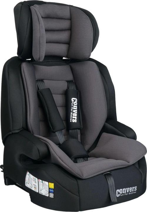 Convers Force isofixli Bebek Çocuk Oto Koltuğu Gri 9-36 kg
