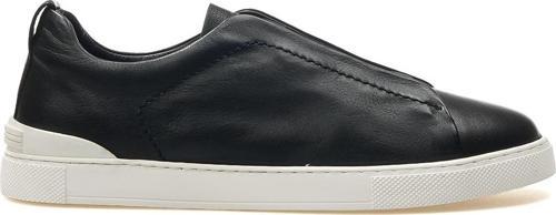 Erkek Hakiki Deri Sneaker Spor Ayakkabı 25y L5202 M Siyah