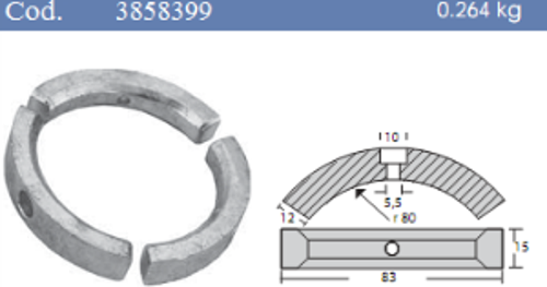 Vp 0099 Volvo Penta Katlanır 3 Kanatlı Pervane Tutya