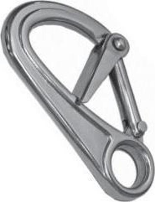 Krom Çift Emniyetli Karabina 110mm