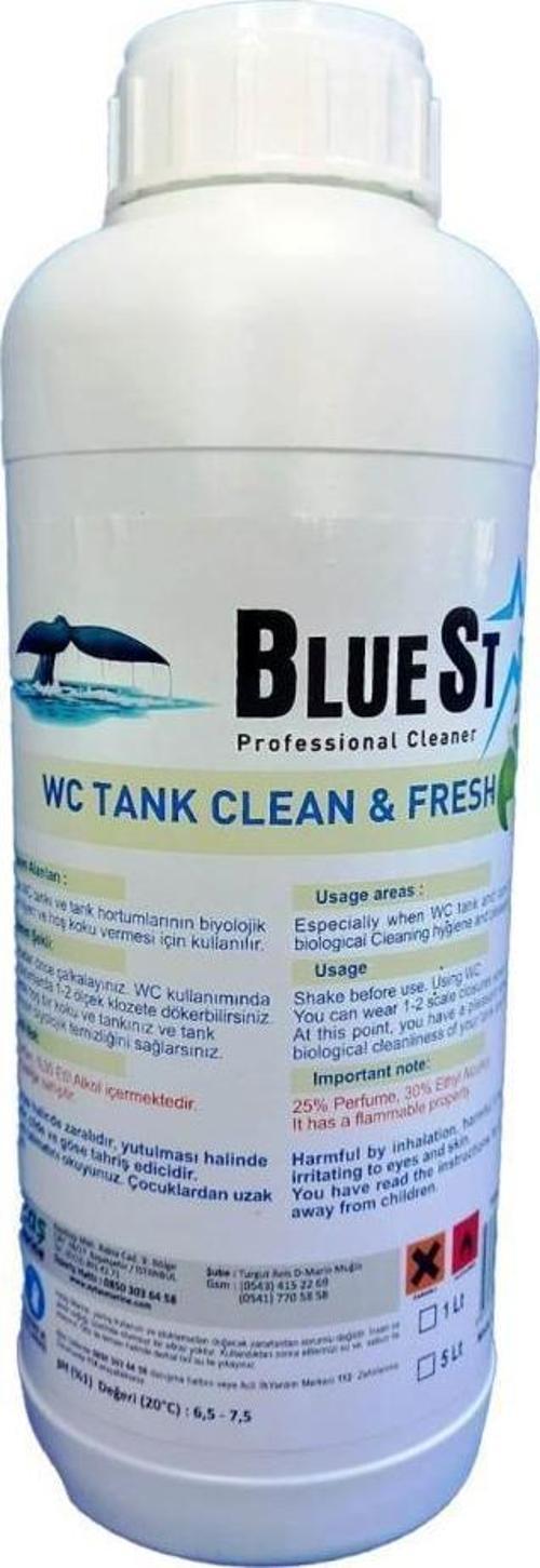 Wc Tank Cleaner Tank Tuvalet Temizleyici Limon Kokulu 1lt