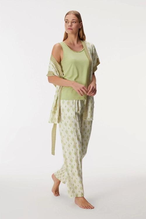 Kadın Sabahlık, Atlet ve Pantolon Takım