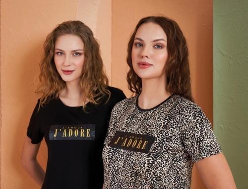 PJS 27036 Kadın Kısa Kol Pijama Takımı