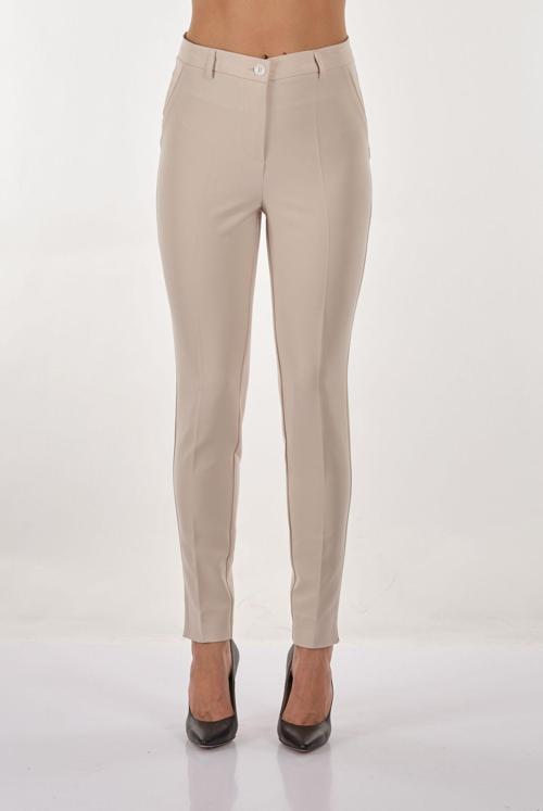 Kadın Slim Fit Pantolon - Minimalist Günlük Stil