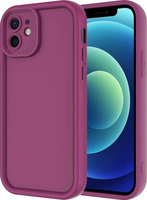iPhone 12 Uyumlu Kamera Korumalı Çıkıntılı TPU Silikon Kılıf
