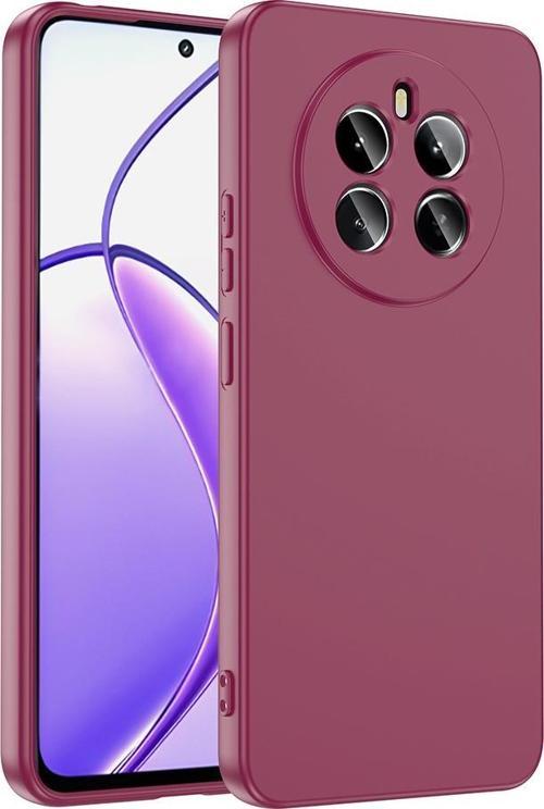 Realme 12 4G Uyumlu Kamera Çıkıntılı Silinebilir Leke Tutmaz İçi Kadife Lansman Kılıf
