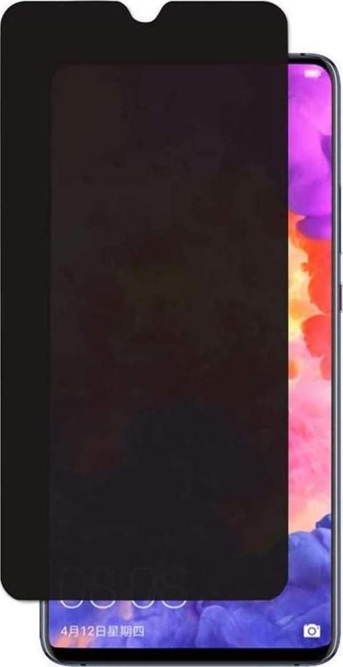 Oppo A15 Uyumlu Gizlilik Filtreli Hayalet Ekran Koruyucu Cam(2 Adet)