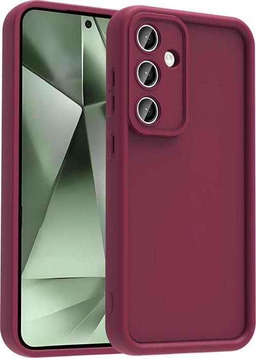 Samsung Galaxy S24 FE Uyumlu Kamera Korumalı Çıkıntılı TPU Silikon Kılıf