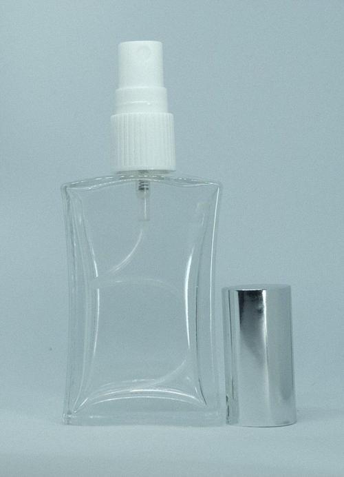 30 Ml 5 Adet Gri Kapak Plastik Valf (Tekrar Doldurulabilir) Içbükey Boş Parfüm Şişesi