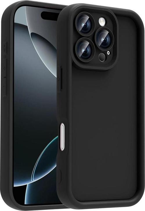 iPhone 16 Pro Max Uyumlu Kamera Korumalı Çıkıntılı TPU Silikon Kılıf