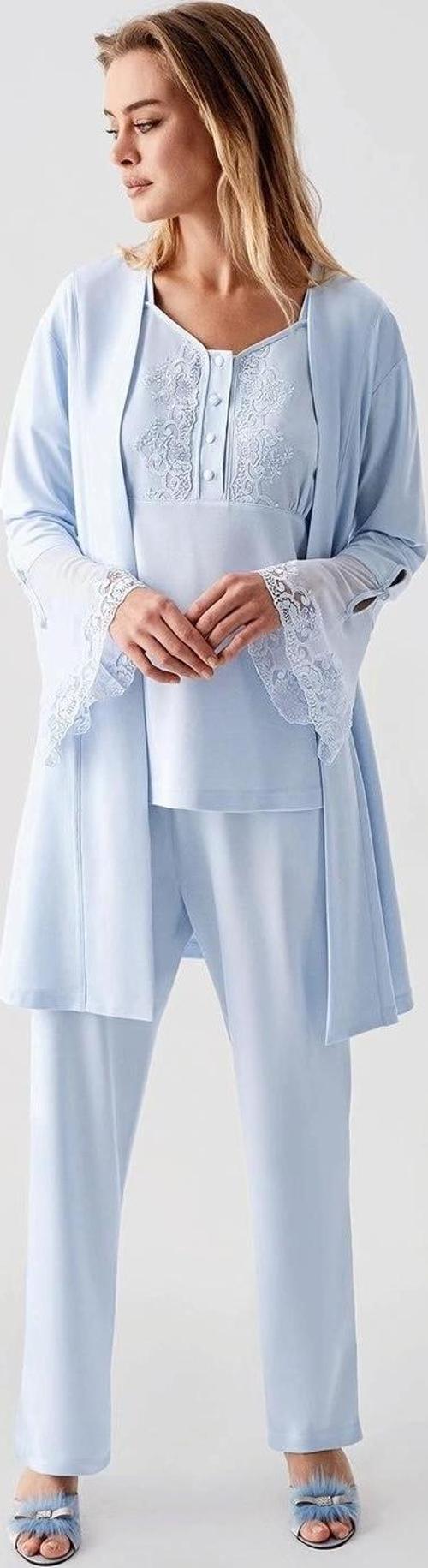Freshness 322 Kadın Sabahlıklı Pijama Takımı