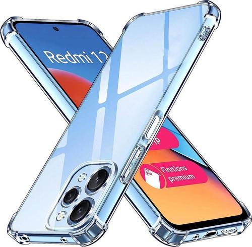 Xiaomi Redmi 12 Uyumlu Darbe Önleyici Sararmaya Dayanıklı Airbag Korumalı Ultra Slim TPU Şeffaf Silikon Kılıf