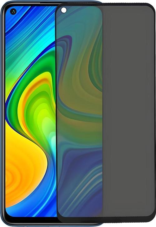Xiaomi Redmi Note 9 Uyumlu Gizlilik Filtreli Hayalet Ekran Koruyucu Cam(2 Adet)