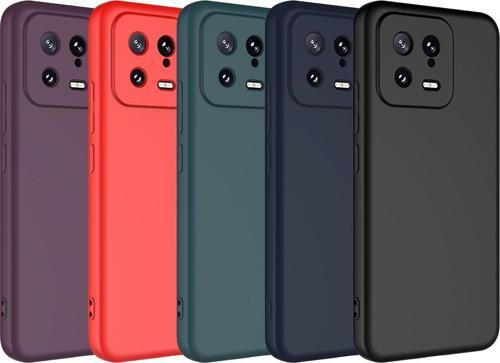 Xiaomi Mi 13 Uyumlu Kamera Çıkıntılı Silinebilir Leke Tutmaz İçi Kadife Lansman Kılıf