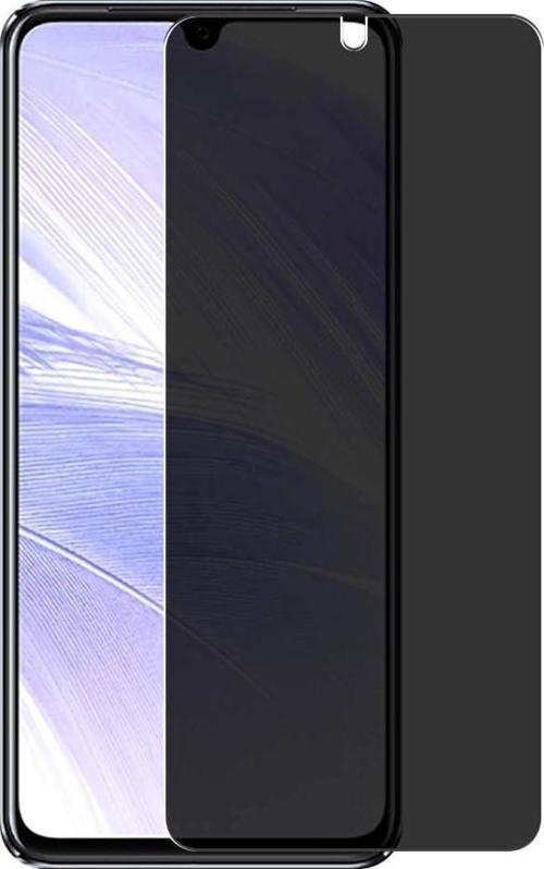Realme C25 Uyumlu Gizlilik Filtreli Hayalet Ekran Koruyucu Cam(2 Adet)
