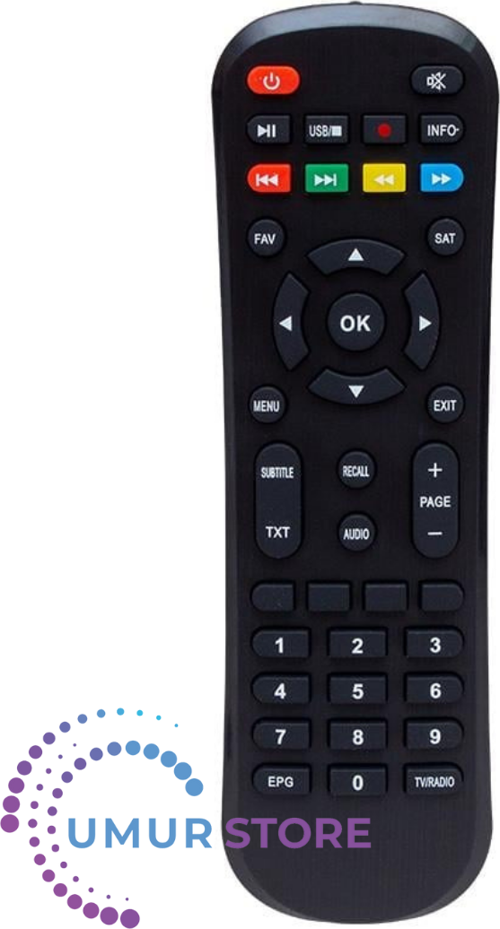 Mini HD Plus Uydu Alıcı Kumandası