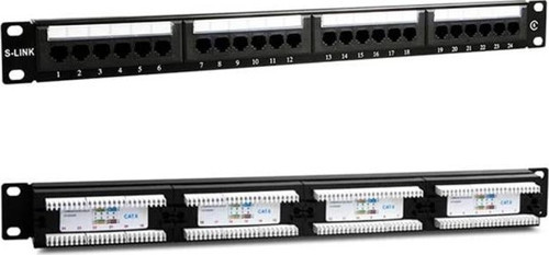 SL-F624 24’lü FTP Cat6 Patch Panel