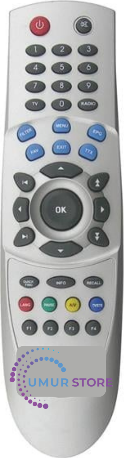 Ye HD CIS Uydu Alıcı Kumandası