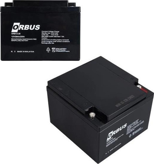 ORB12-26 12V 26A Kuru Akü (176 X 166 X 125Mm) (8Kg)