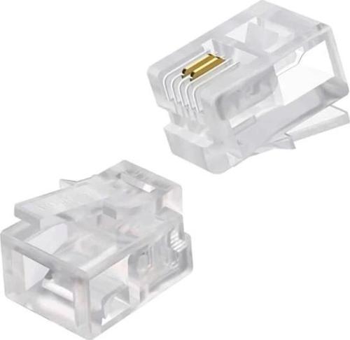 RJ11 Telefon Soketi 6P/2C (100 Adet)