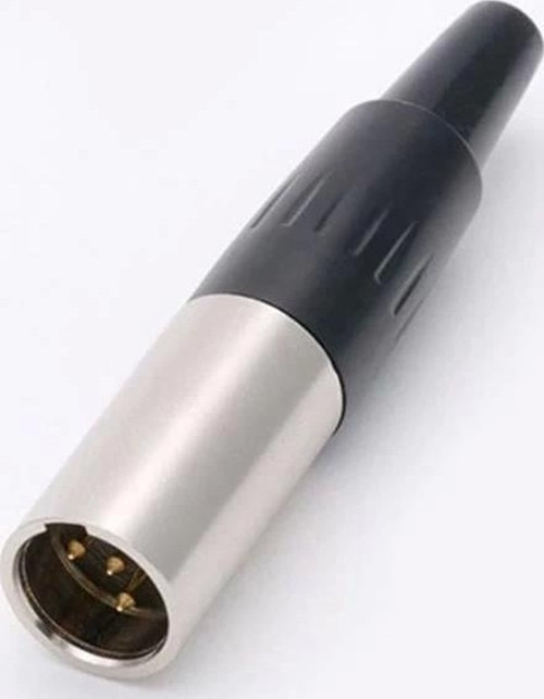 Mini Canon XLR 3 Pin Erkek Jack Fiş 10x47mm