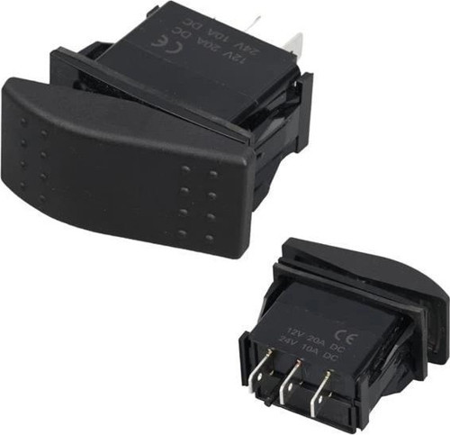 PowerMaster Sembolsüz Işıksız 3 Pinli On-Off 12-24V Marin Switch