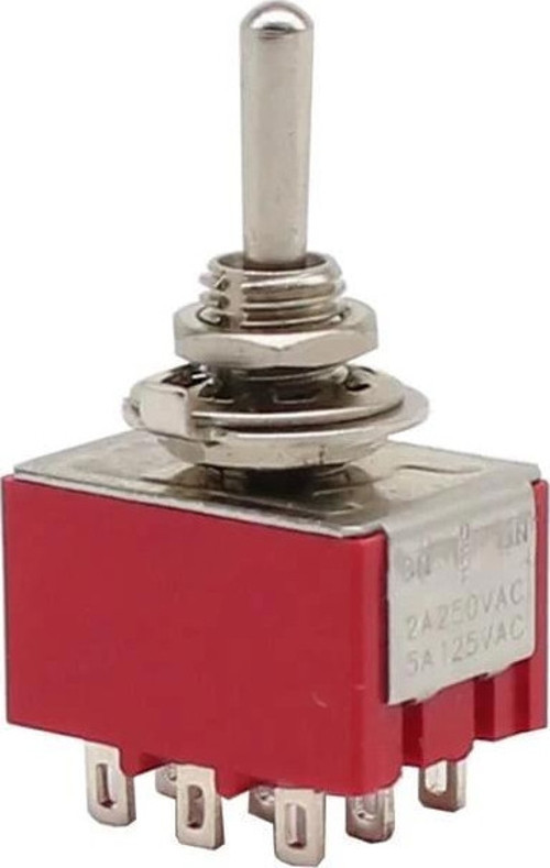 IC-148A 9 Pin Ø6mm On-Off Toggle Switch MTS-302