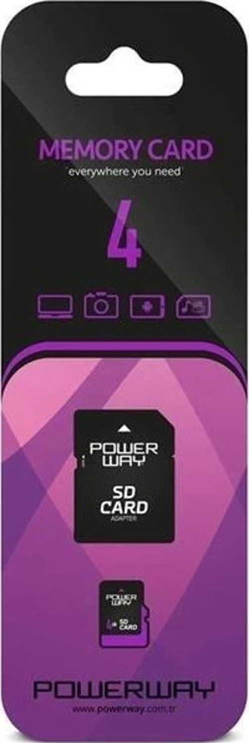 PWR-4 Micro 4GB Micro SD Hafıza Kartı