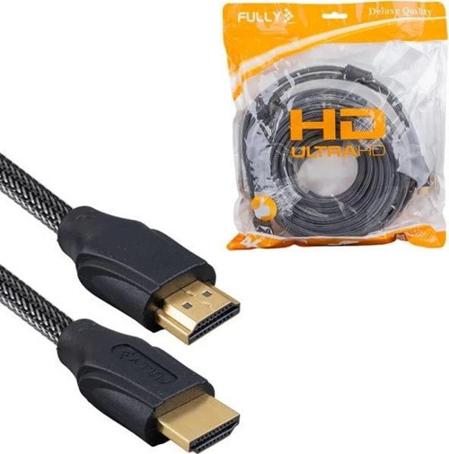 G-507E 15 Metre Örgülü Gold Uçlu HDMI Kablo (Seri 1)