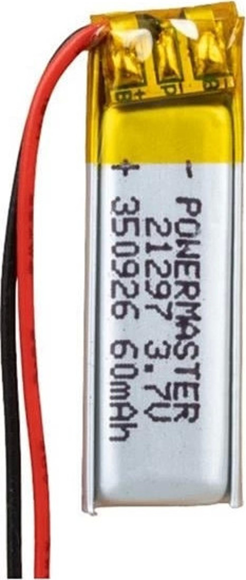 350926 3.7 Volt 60 Mah Lityum Polimer Pil