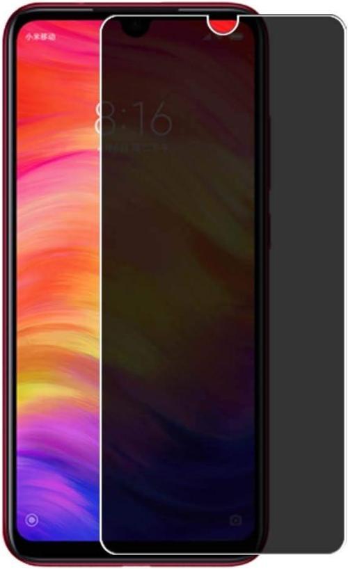 Xiaomi Redmi Note 7 Uyumlu Gizlilik Filtreli Hayalet Ekran Koruyucu Cam(2 Adet)