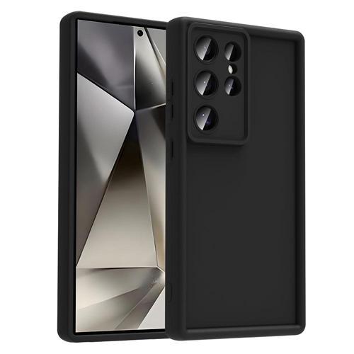 Samsung Galaxy S24 Ultra Uyumlu Kamera Korumalı Çıkıntılı TPU Silikon Kılıf