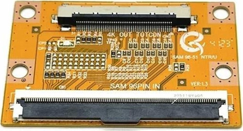 96 PIN- 51 PIN SAMSUNG UN NU RU T-CON FLEXI ÇEVİRİCİ BOARD 96PIN-51PIN V1,3