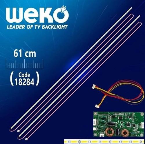 55'' Universal E-Led 69 Ledli (7020) 610mm 360-450ma 72-75v Çift Led+Sürücü+Kablo Takım Wk-0367 Tv L
