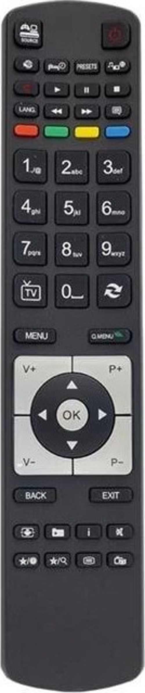 Vestel-Seg Yeni Source Tuşlu Lcd-Led Tv Kumanda