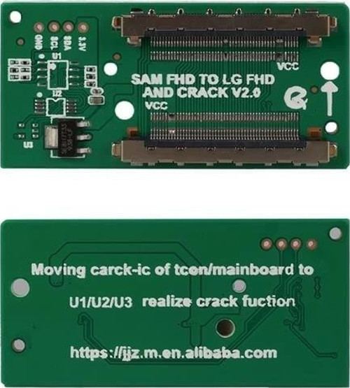 LCD Panel Flexi Repair Kart HD LVDS To FPC Sam FHD To LG FHD Crack v2.0 QK0812D
