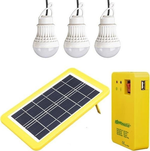 Solar Aydınlatma Seti Çok Uçlu 3 Ampullü
