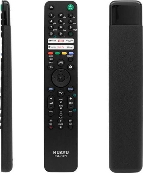 RM-L1770 Sony Youtube-Prime Video-Google Play-Netflix-Disney Tuşlu Lcd-Led Tv Kumanda