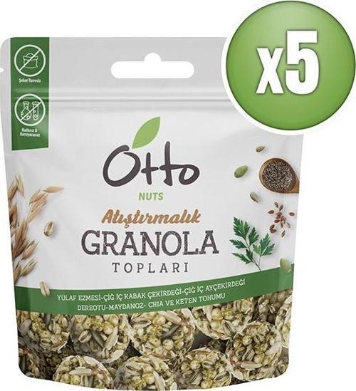 Maydonozlu Dere Otlu Granola Topları 5 x 25 g
