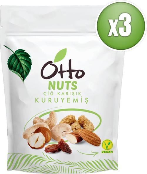 Vegan Çiğ Karışık Kuruyemiş 3 x 150 g