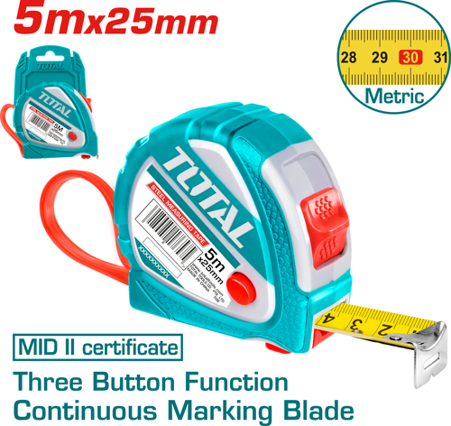 METRE 5MT*25MM