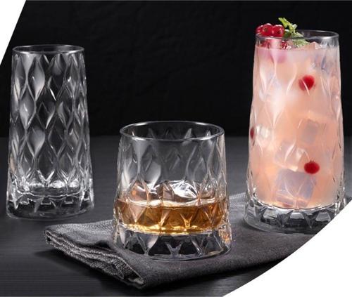 Leafy Su Bardak - Su Meşrubat Bardağı Özel Seri 12 Li Set Takım