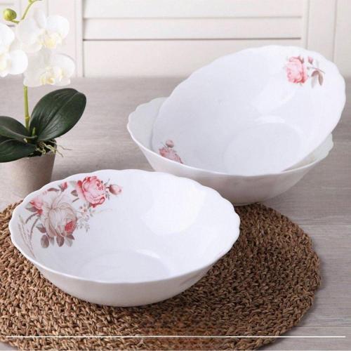 Opal Kase Rose Desen 12.6 cm 6 Adet