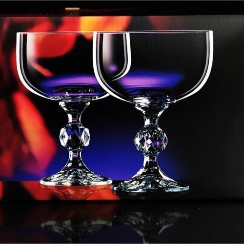 Bohemia Kristal Cam Dondurmalık Kase Sade 6'lı 200cc