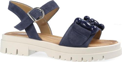 Kadın Sandalet 5A4722PE Comart 4722 VELOUR MIAMI Blu Navy 867