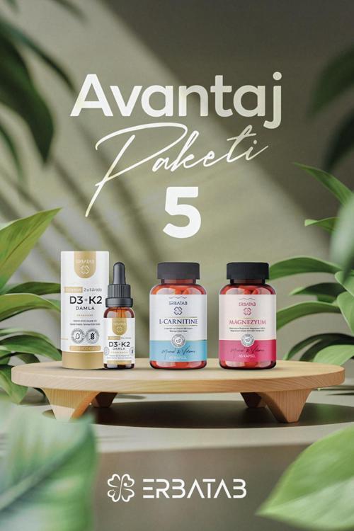 Avantaj Paketi 5 (Magnezyum, L Carnitin, D3K2)
