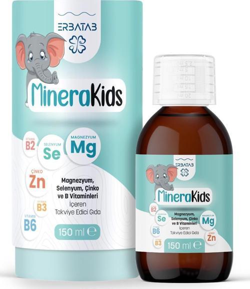 Çocuk Multivitamin ( Magnezyum, Çinko, Selenyum ) Minera Kids 150 ml