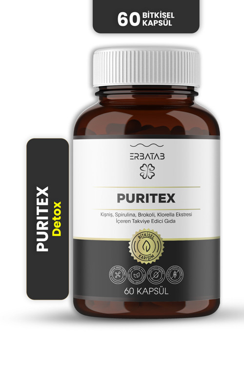 Puritex (Kişniş - Spirulina - Brokoli - Klorella) 60 Kapsül